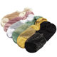 Socks Women's Summer Thin Shallow Top Boat Socks Glass Silk Cute Japanese Style Gold and Silver Silk Short Socks Crystal Silk Women's Socks