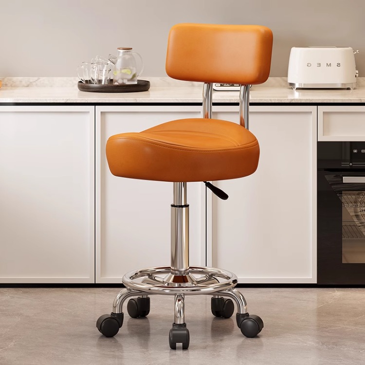 Silla de peluquería cómoda y sedentaria personalizada para cocinar, se puede levantar y bajar, caja registradora, taburete, silla de montar para cocinar en la cocina image 9