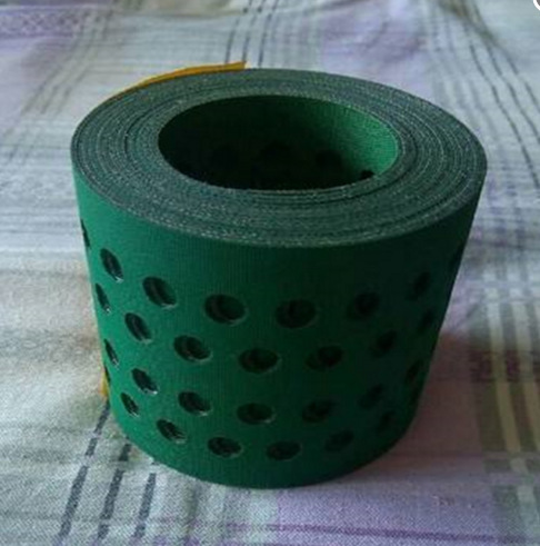 打孔吸风皮带 吸风输纸带 真空输送带打孔平皮带  纸管机红胶带