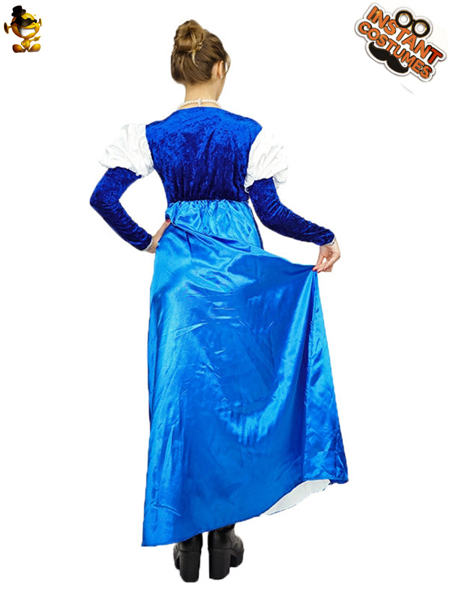 Partido medieval princesa traje mascarada princesa etapa rendimiento ropa cosply traje de Halloween