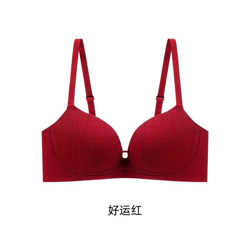 泡芙纹理杯面软支撑文胸小胸聚拢显大舒适无钢圈美背文胸外贸跨境|undefined