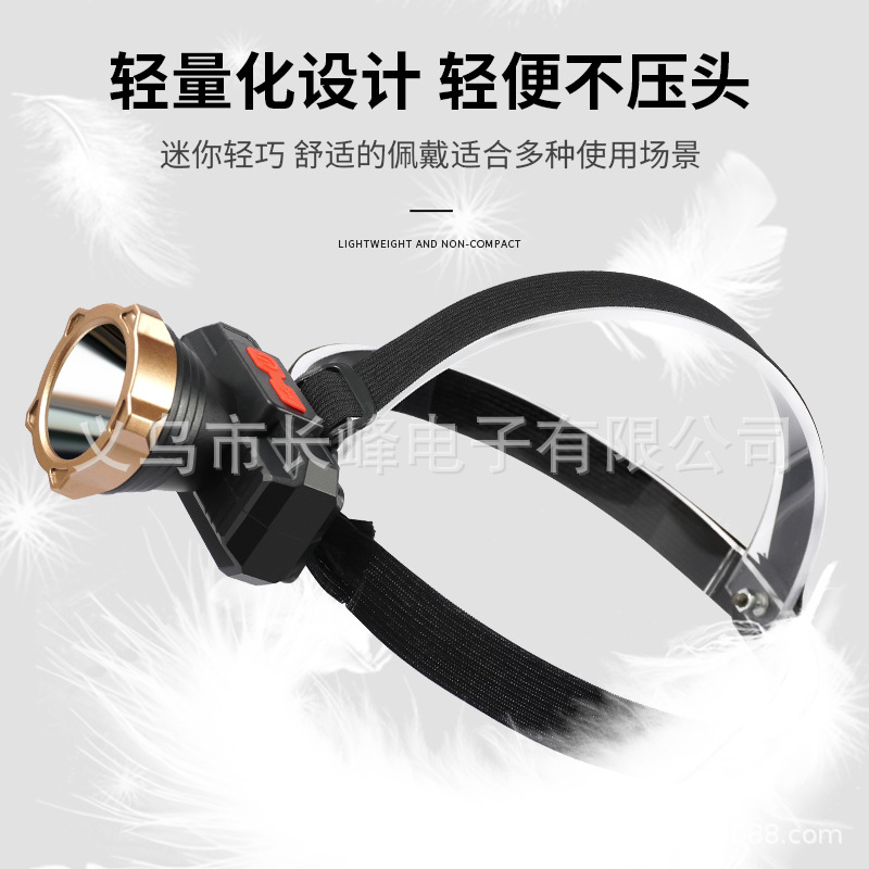 Transfronterizos mini faro de luz fuerte portátil faro de emergencia lámpara magnética USB carga lámpara de trabajo linterna montada en la cabeza image 5