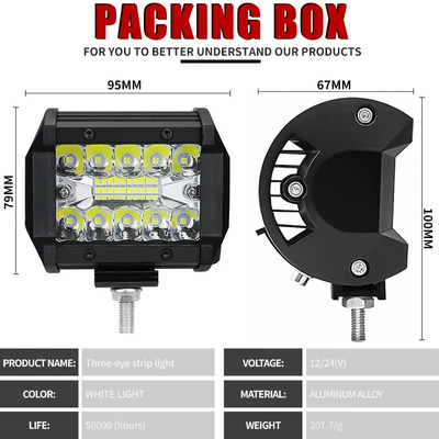 Factory wholesale 60W automotive LED İşçi projektorları