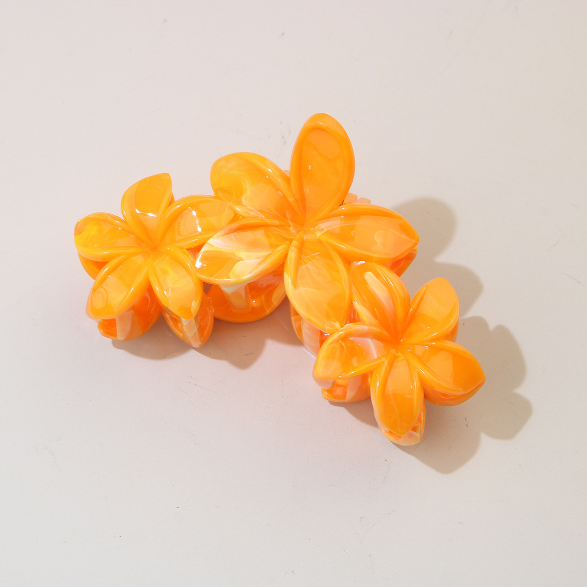 Cross-border nueva serie ABS clip de agarre coreano cabeza trasera clip de cabello tocado de alta calidad flores clip de tiburón mujer image 69