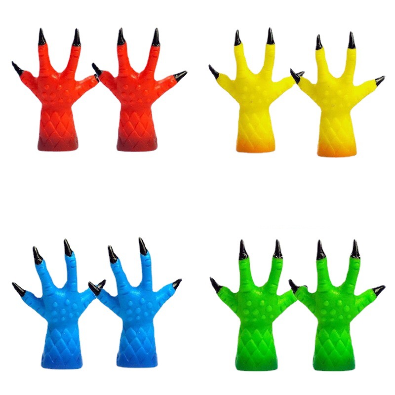 Transfronterizo Amazon divertido dedo meñique pequeña Palma descompresión pequeño pie monstruo alienígena dedo manga