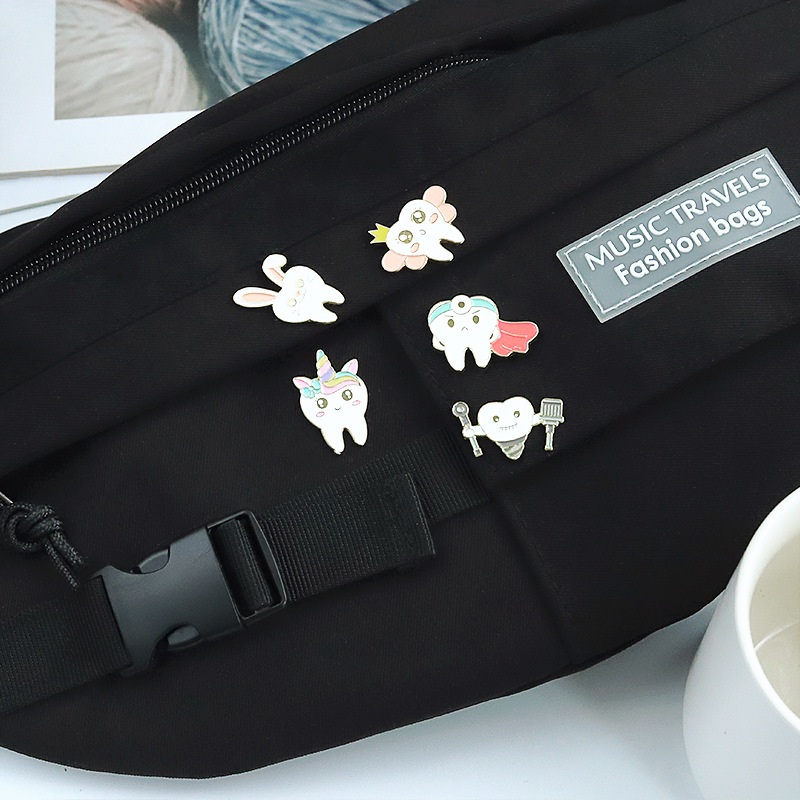 Cartoon Style Pin Alloy Stoving Varnish Unisex Brooches display picture 8