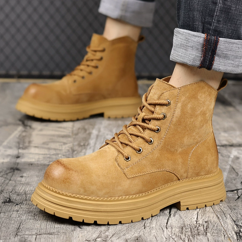 Martin сапоги мужские пустынные сапоги 2024 новые осенние ревеневые сапоги британский стиль высокая банда мужская обувь на открытом воздухе