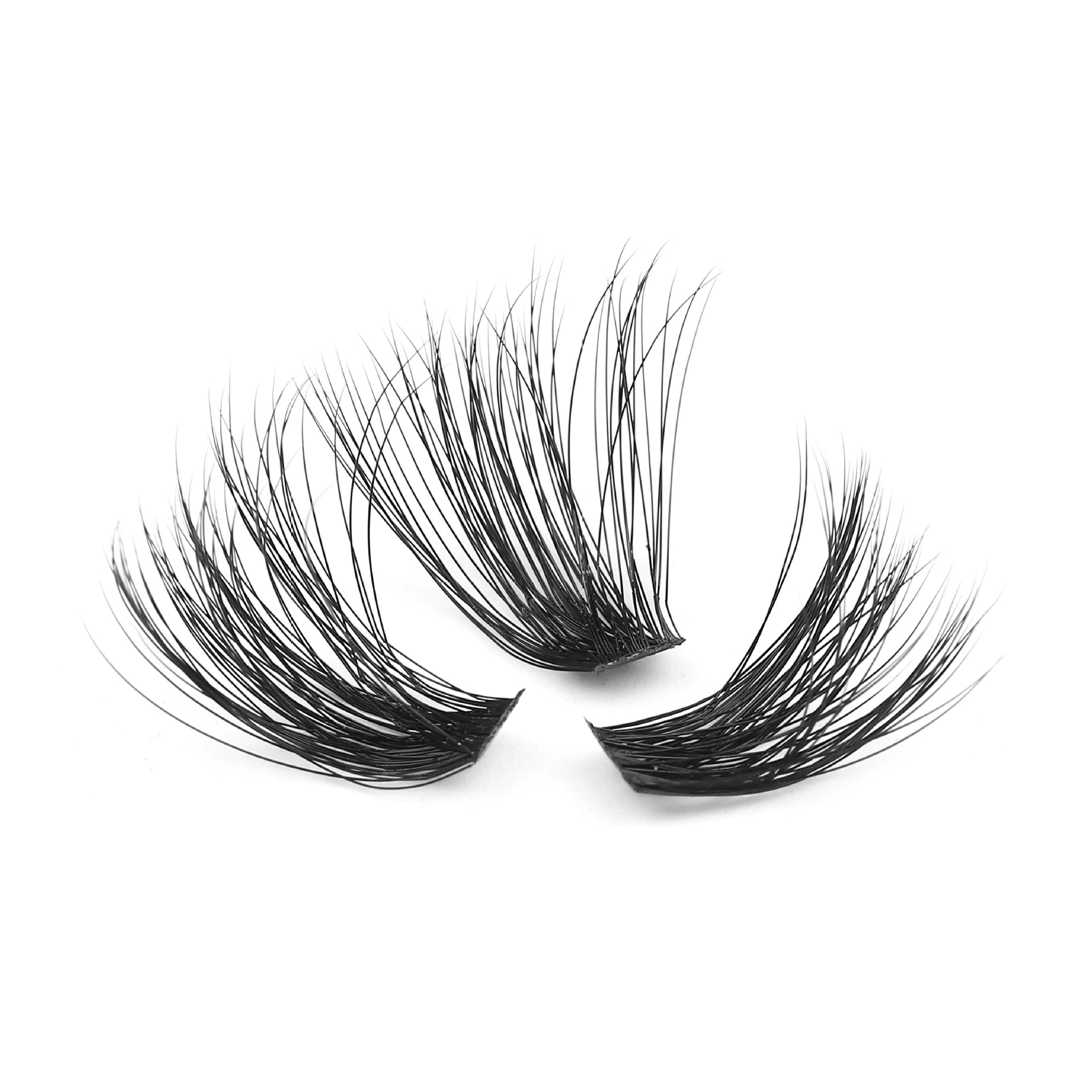 3D Individual False Eyelashes, European Style, Dense Clusters, Mixed 60+80