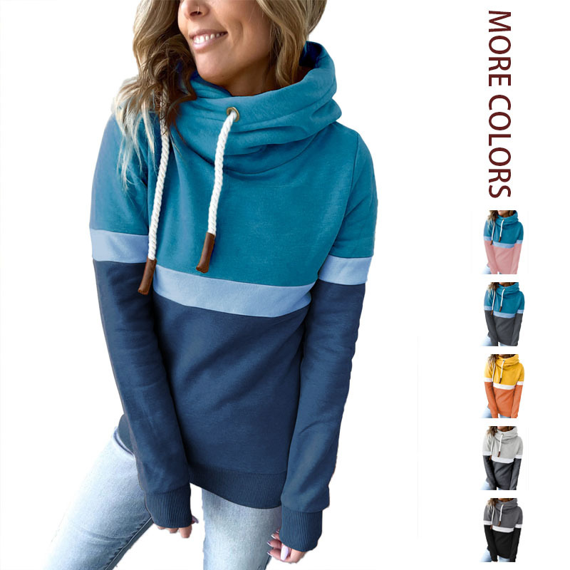 2026 Amazon Autumn and Winter New Independent Platform European and American Cross-Border Temu Foreign Trade Women's Casual Pullover Hooded Sweatshirt