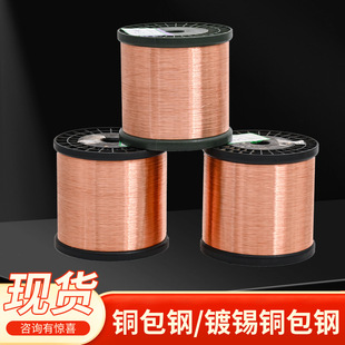 in stock wholesale 0.08-4.0 tinned copper clad steel stranded wire bare copper non-magnetic copper clad steel