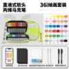 [Upgraded Painting Set] Direct Liquid Type 36 Colors Green Cloth Bag