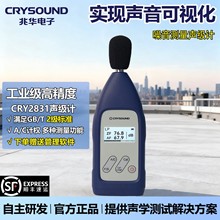 兆华CRY2831声级计 分贝噪声音量计手持数字环境检测试分析仪