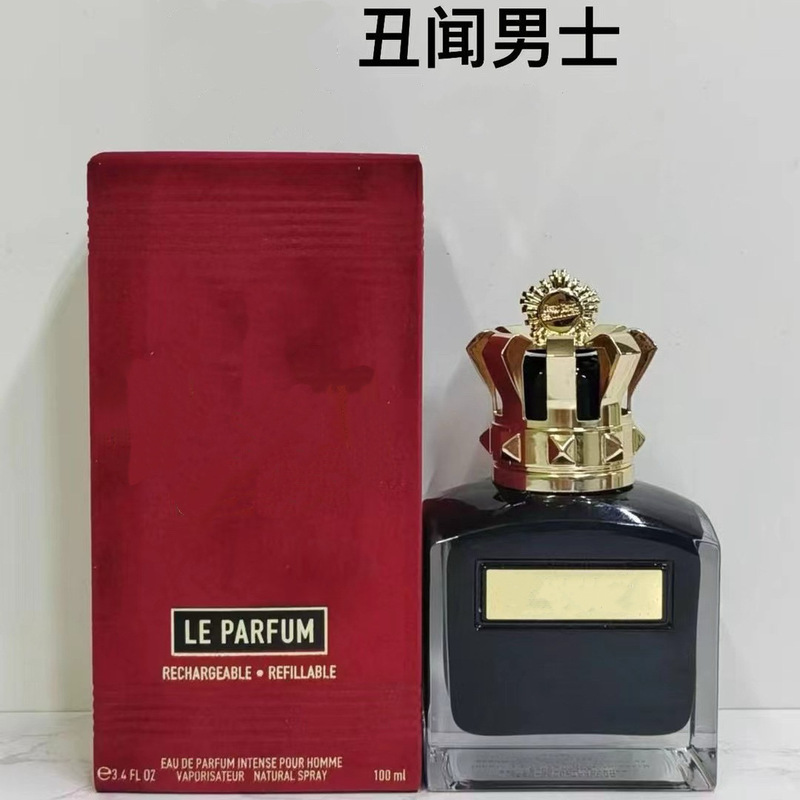 跨境外贸丑闻皇冠男士香水100ml淡香/浓香/精粹版男士香水100ml|undefined