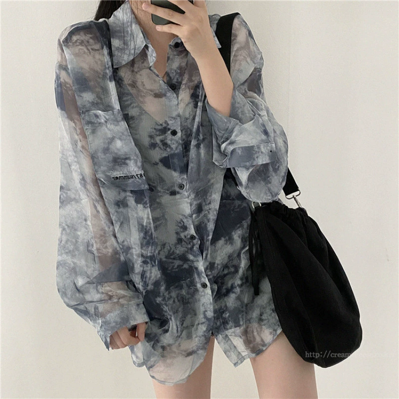 Design summer shirt, Korean style, trend of season, loose fit, sun protection