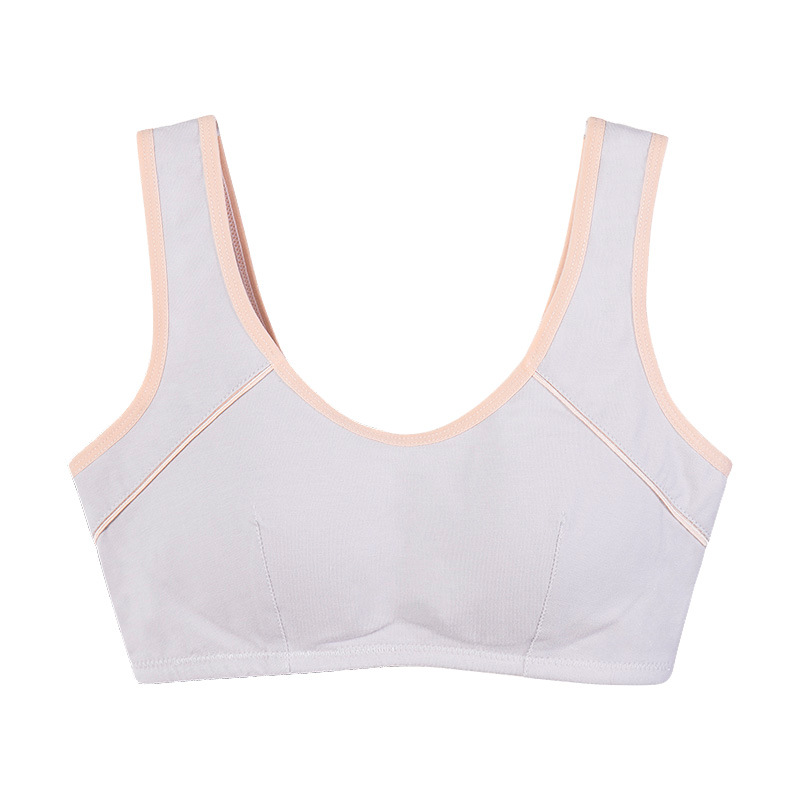 Niñas ropa interior algodón juventud desarrollo Período de las niñas sujetador la escuela secundaria estudiantes deportes chaleco ropa interior verano