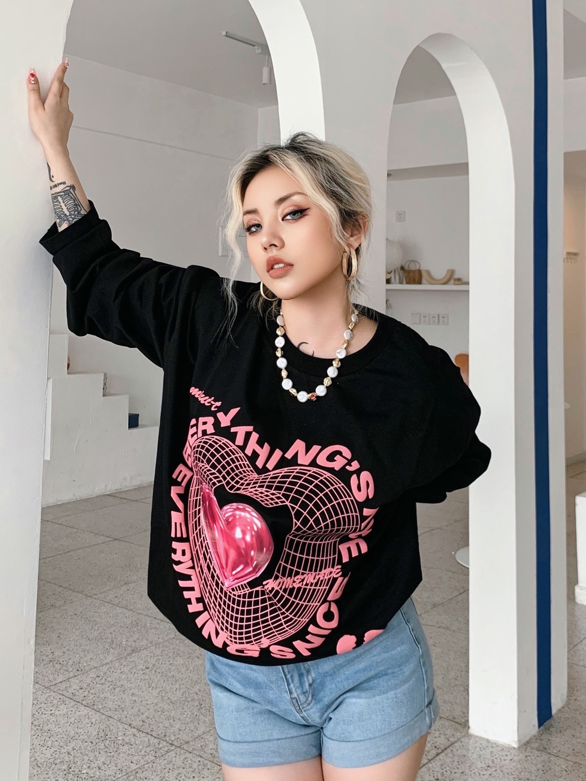 Love Long Sleeve Sweater Image 17