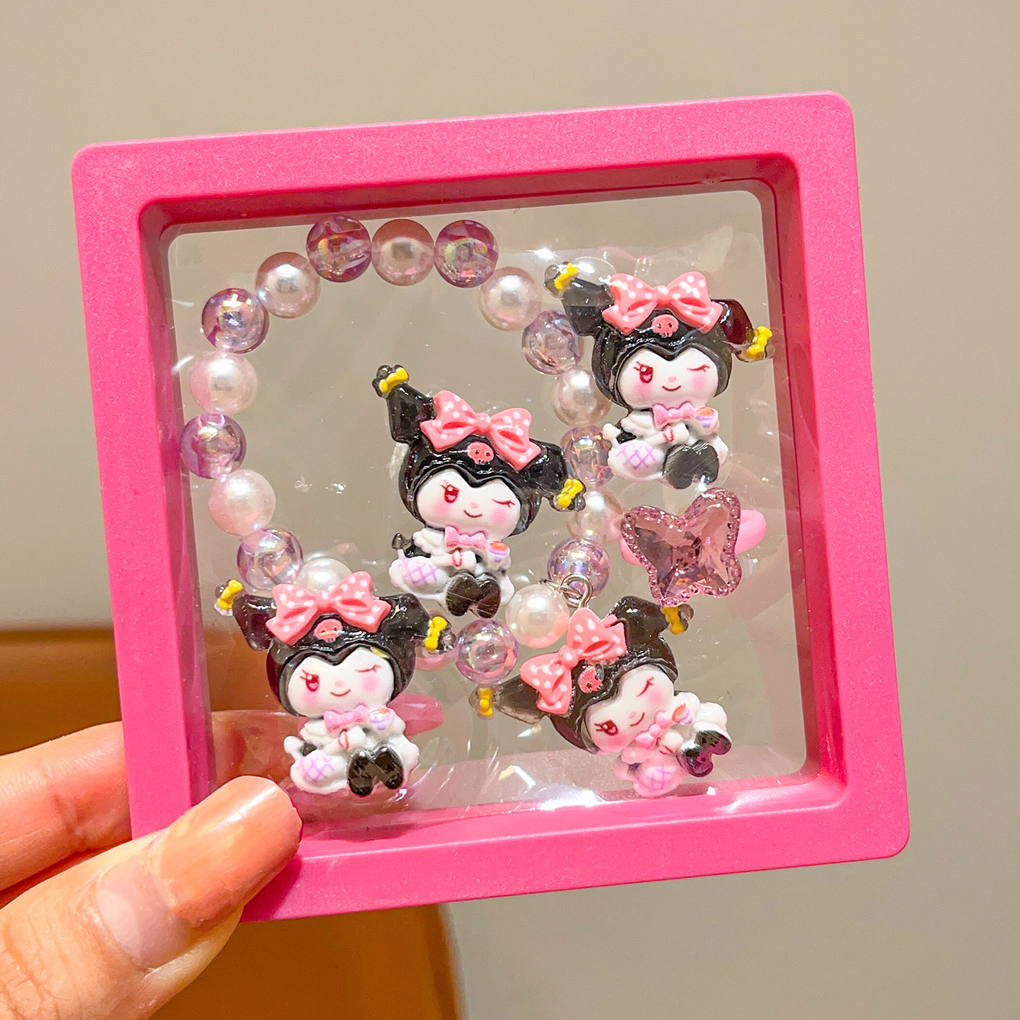 Linda niña nueva pulsera de princesa de dibujos animados niños Anna Aisha colgante pulsera cadena de joyería para niñas de nicho