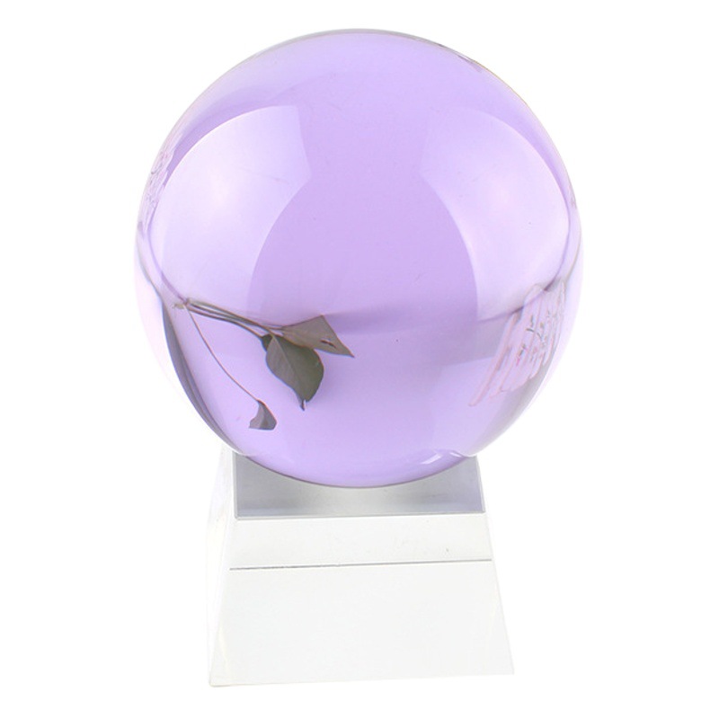 Bola de cristal transparente, decoración, regalo