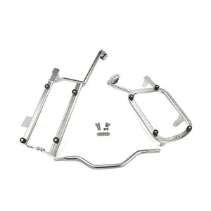 Aplicable a BMW R1200 / 1250GS marco lateral derecho escondido aleación de aluminio tres caja marco lateral caja trasera caja de almacenamiento