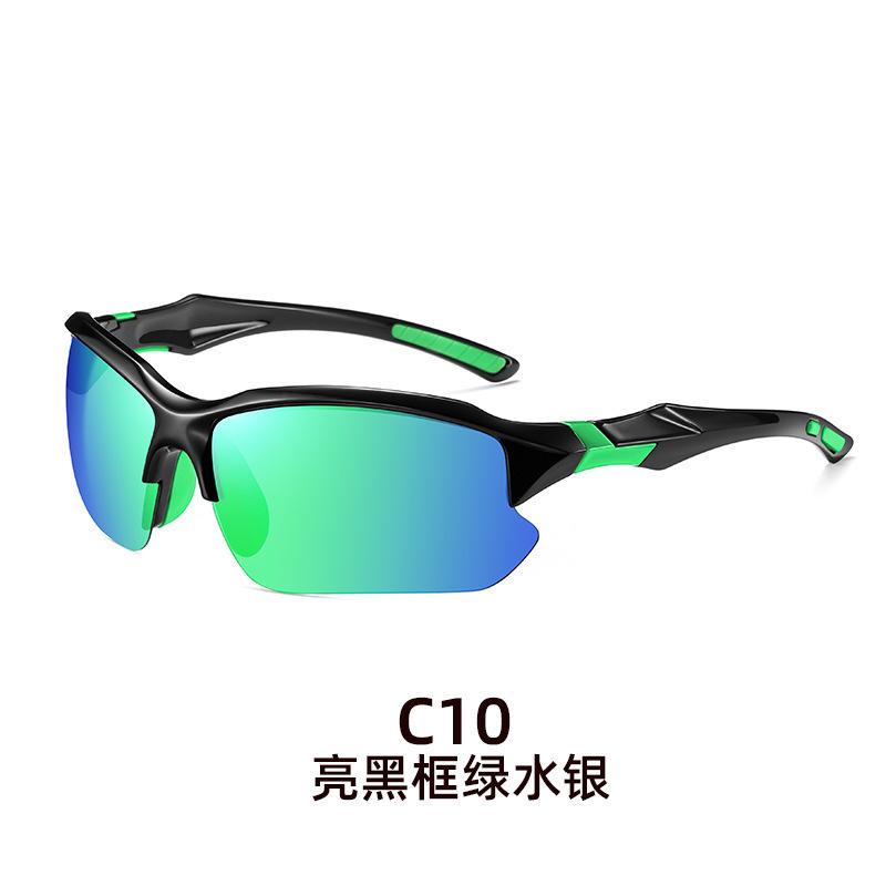 C2 bright black frame green mercury