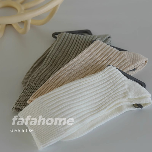  new autumn and winter mid-length cotton socks, thick-thread knitted woolen socks, warm socks, Japanese and Korean style socks for men and women