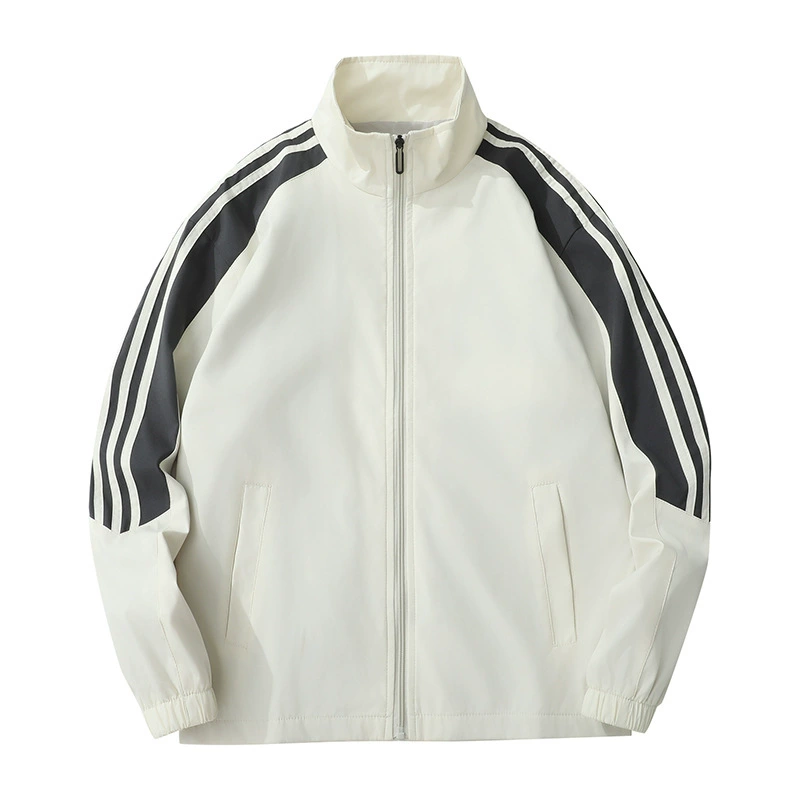 Unisex Tracksuit Set — Jacket and Trousers, Spring–Autumn, Stripe Detail, Sizes M–4XL