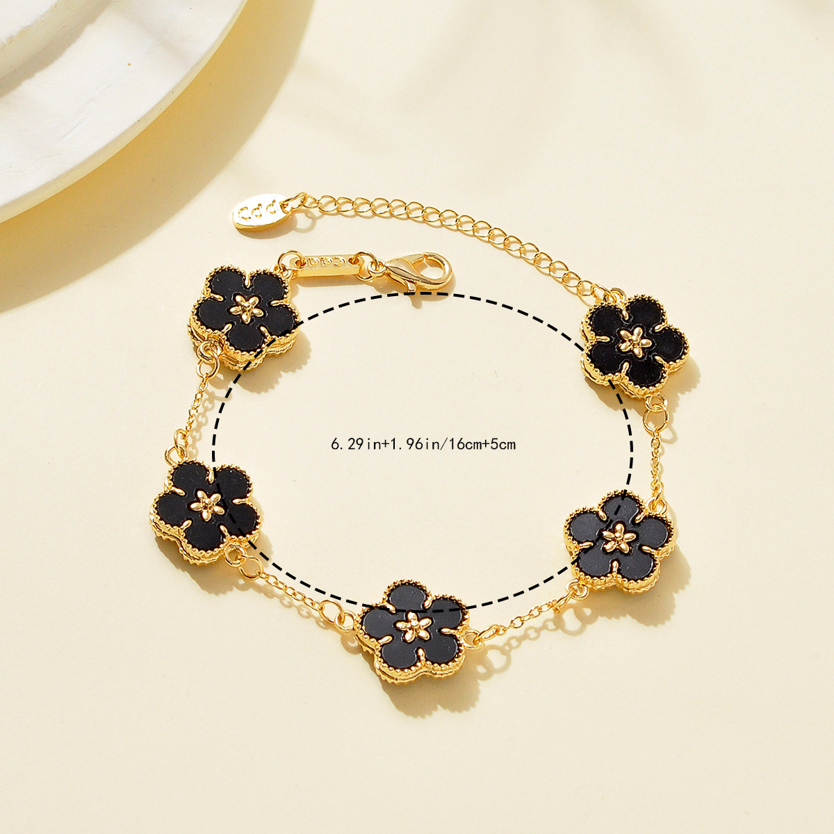 IG Style Sweet Flower Zinc Alloy Inlay Shell Women's Bracelets display picture 40