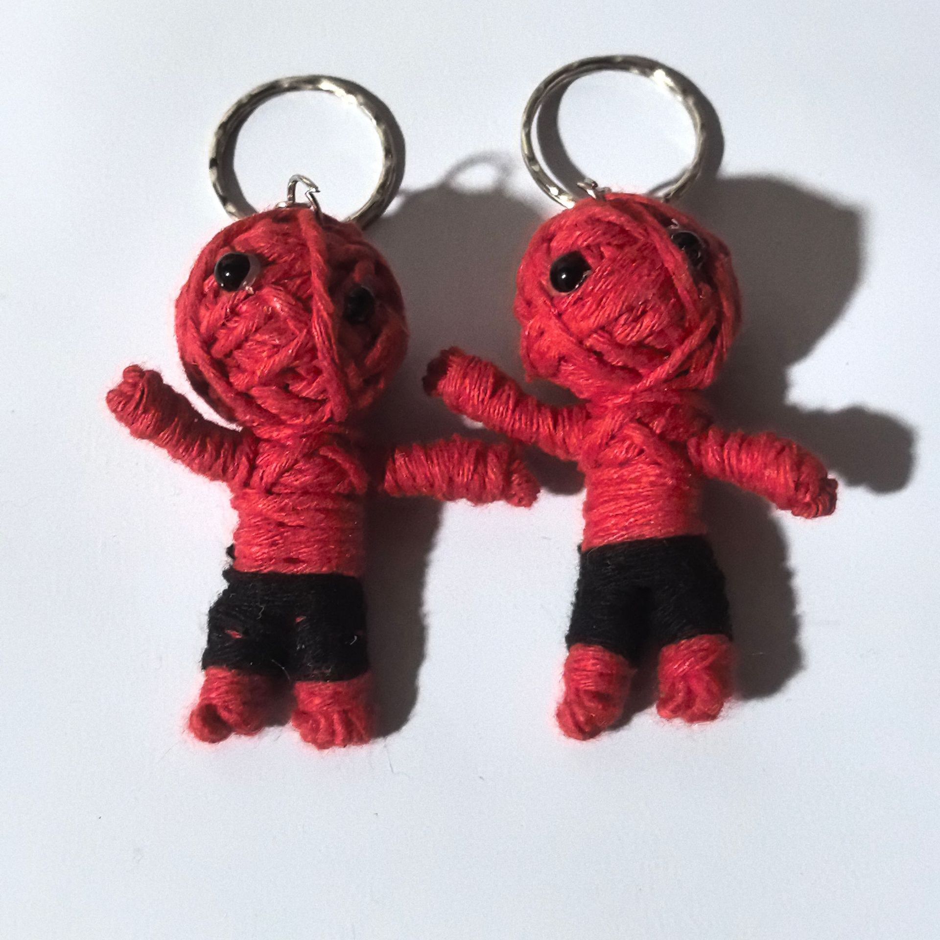 Lana hecha a mano malvada muñeca bruja muñeca decoración navideña ambiente regalo llavero Halloween