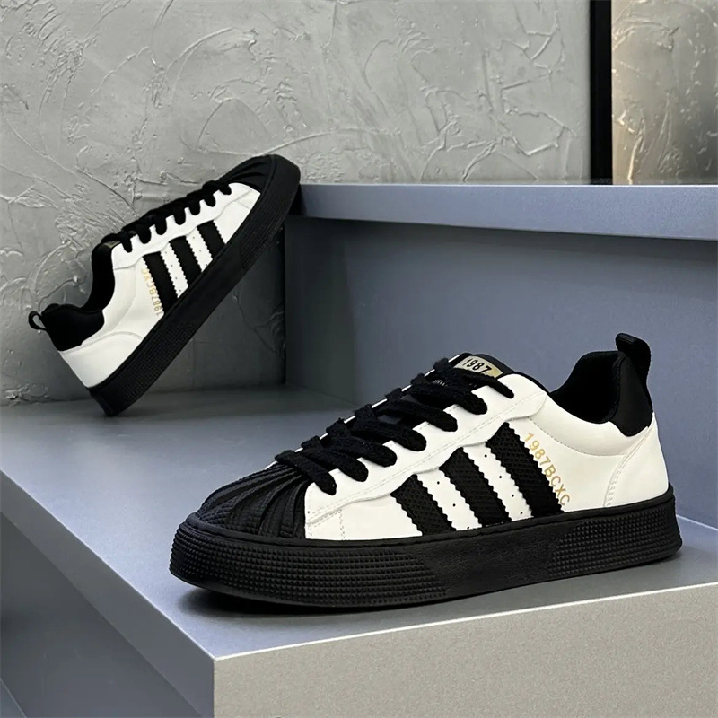Casual autumn white sneakers