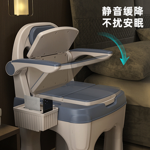Household Mobile Toilet, Pregnant Women's Chair, Deodorant Portable Toilet, No-Rinse Bedroom, Elderly Room, Convenient for Post-Operative Use