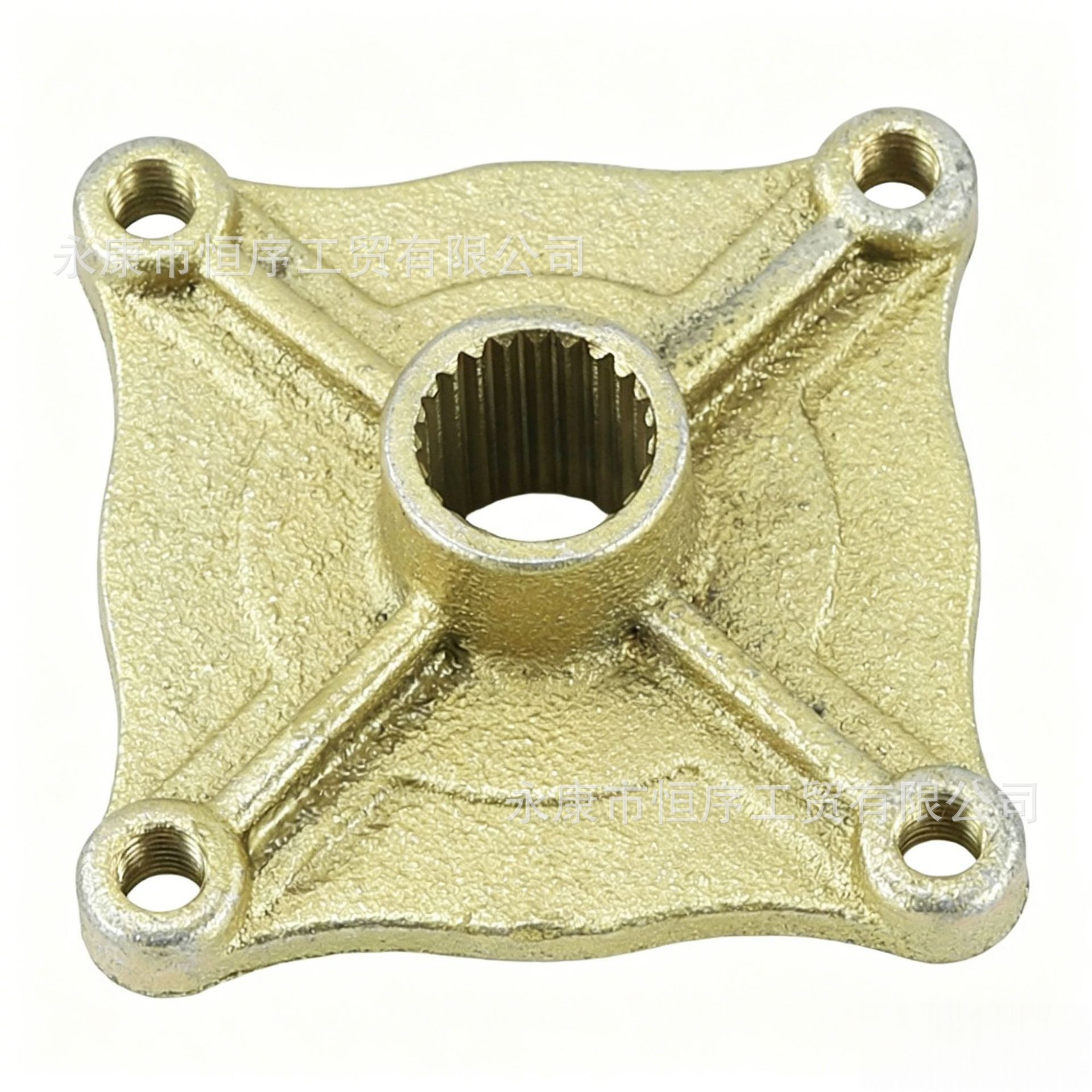 Atv Beach Vehicle Go-Kart Modification Parts Big Bull Flange Rotating Unit Steering Knuckle 4-Hole Wheel Hub Mount