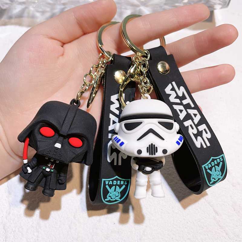 New Hot Selling Star Wars Keychain the Mandalorian Peripheral Baby Yoda Stormtrooper Keychain Pendant New Hot Selling Star Wars Keychain the Mandalorian Peripheral Baby Yoda Stormtrooper Keychain Pendant