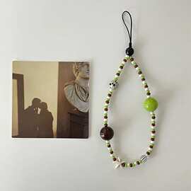 原创手作串珠挂绳高级感系列原创手机链ccd相机配链ins美少女通用