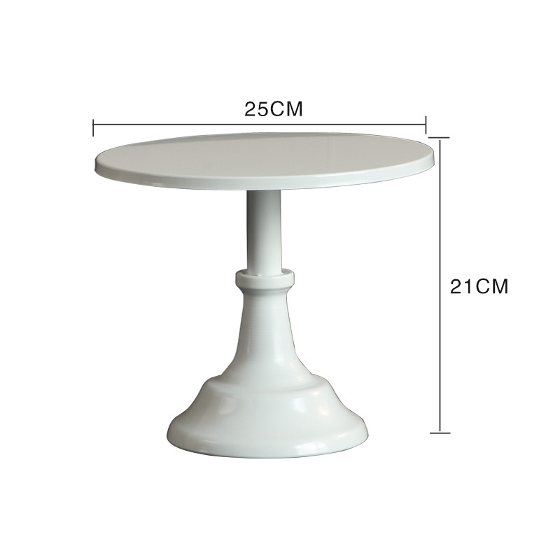 Mesa de postre de hierro blanco decoración soporte de exhibición bandeja de la torta té de la tarde europeo merienda soporte comida fría té mesa de descanso image 8