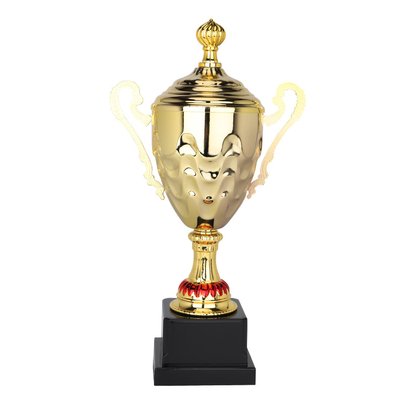 Trofeo de Metal para Premiación Empresarial de Hierro con Revestimiento al Vacío para Oficina