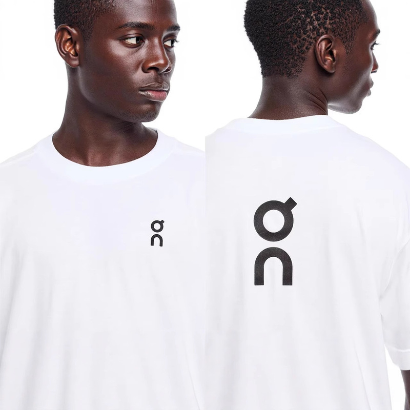 On Club t Graphic Cotton T-Shirt Unisex Men Women Summer Shoes