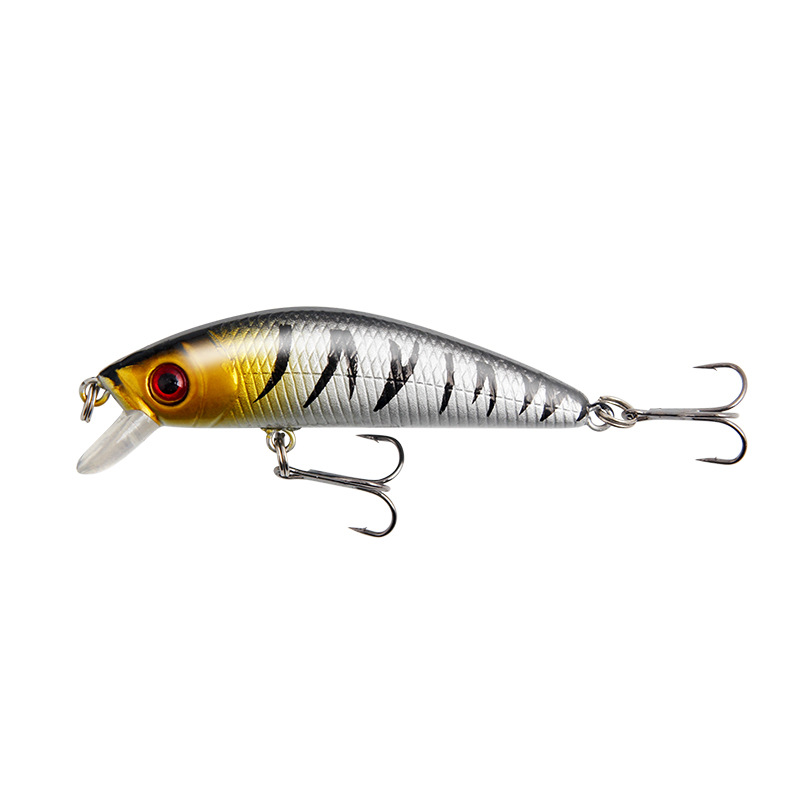 Shallow Diving Minnow Lures Sinking Hard Baits Fresh Water Bass Swimbait Tackle Gear