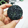 Jade Xinjiang snake pattern graphite, jade dragon, phoenix, axie jade pendant, jade pendant golden cicada, alarm goldfish