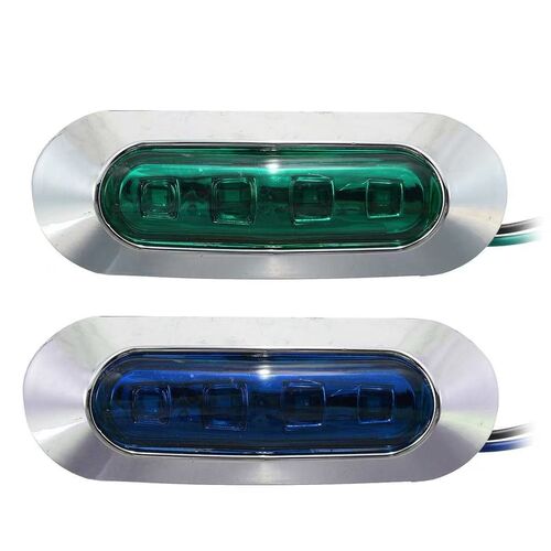 Cross-border 4LED truck side light 12V24V truck side light trailer large truck side waist light
