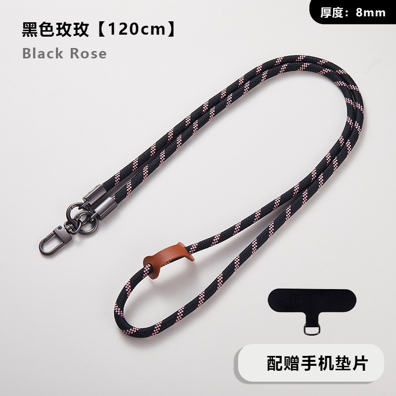 携帯電話ストラップ クロスボディ バック アウトドア ハイエンド ユニバーサル電話 携帯電話チェーン ロープ 携帯電話ケース ストラップ クロスボディ ロング ハンギング チェーン|undefined