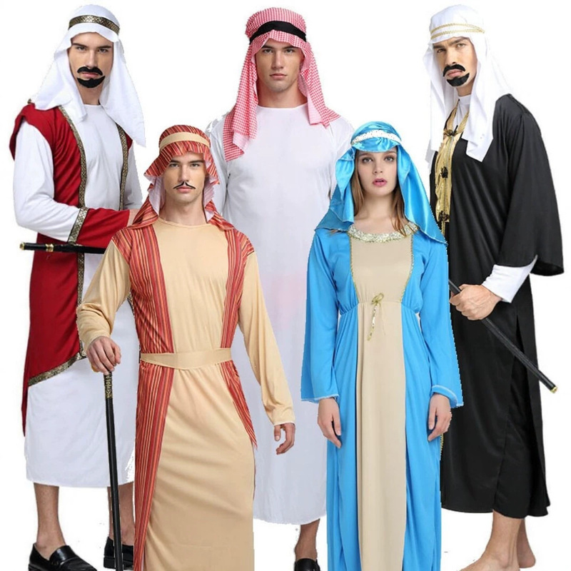 Halloween Cosplay Aladdin Male and Female Princess Costumes, Rich Outfits, Birthday Party Clothes, Props, and Accessories Complete Set Halloween Cosplay Aladdin Male and Female Princess Costumes, Rich Outfits, Birthday Party Clothes, Props, and Accessories Complete Set