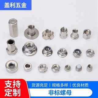 厂家定制异形件 非标螺母 异形螺母 异形螺帽 非标螺帽 异型螺母