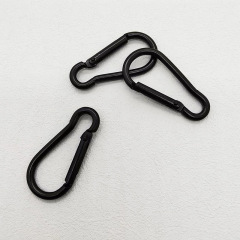 4th and 5th black epoxy climbing buckle D-shaped gourd-shaped hook camera speaker clip Bluetooth earphone hook