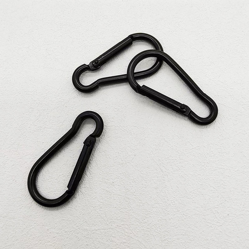 4th and 5th black epoxy climbing buckle D-shaped gourd-shaped hook camera speaker clip Bluetooth earphone hook