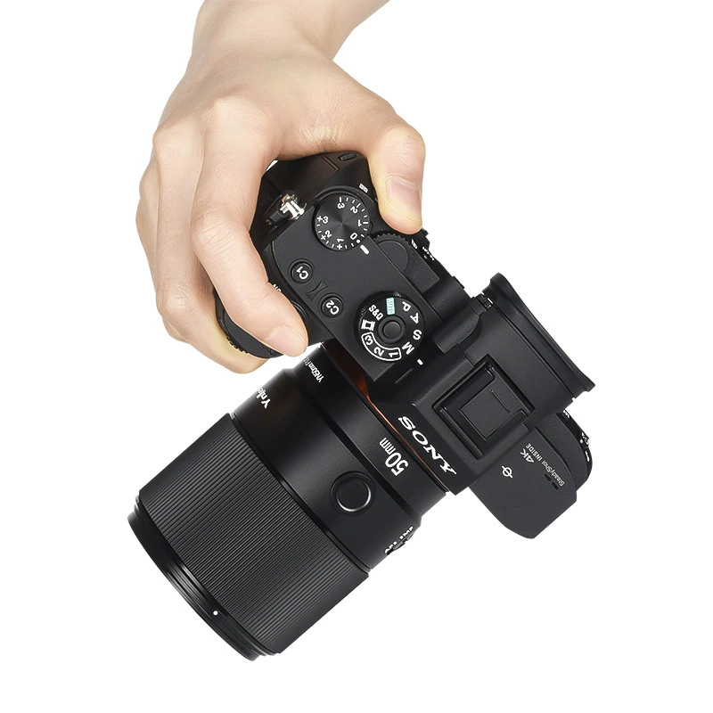 Объектив Yongnuo 50 мм F1.8 подходит для полнокадрового/APS-C/мид-формата Sony E-монтирования, портретный фиксированный фокус