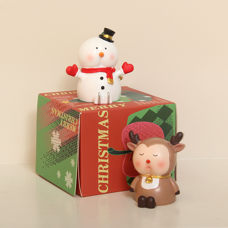 Christmas Magic Blind Box Santa Claus Home Decor Cute Christmas Gift Trendy Action Figure Ornament Gift