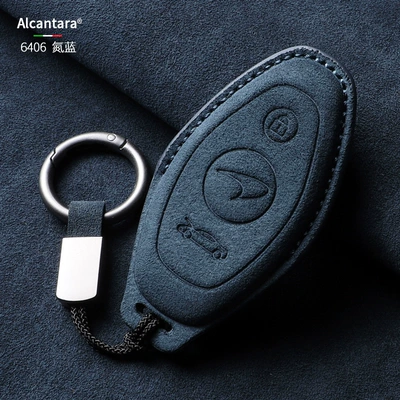 Shell 540C Suede — Static Rod/Key Bag - blue-ring-buckle