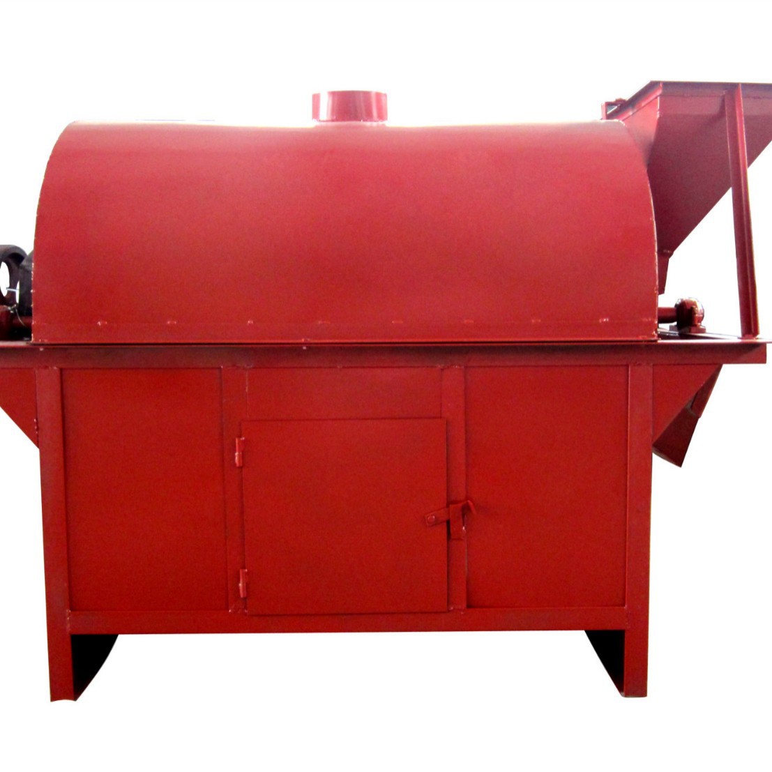 芝麻花生炒料机 小型炒料机一次可炒60斤炒籽机 多功能滚筒炒料机