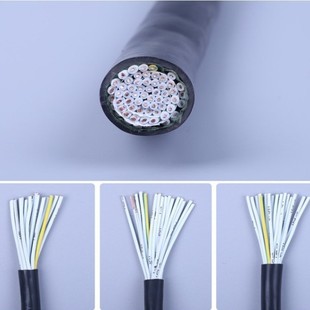 Rvvp Pure Copper Shielded Signal Cable 2-Core 3-Core 4-Core 5-Core 6-Core 0.5/0.75/1.0/1.5/2.5 Square