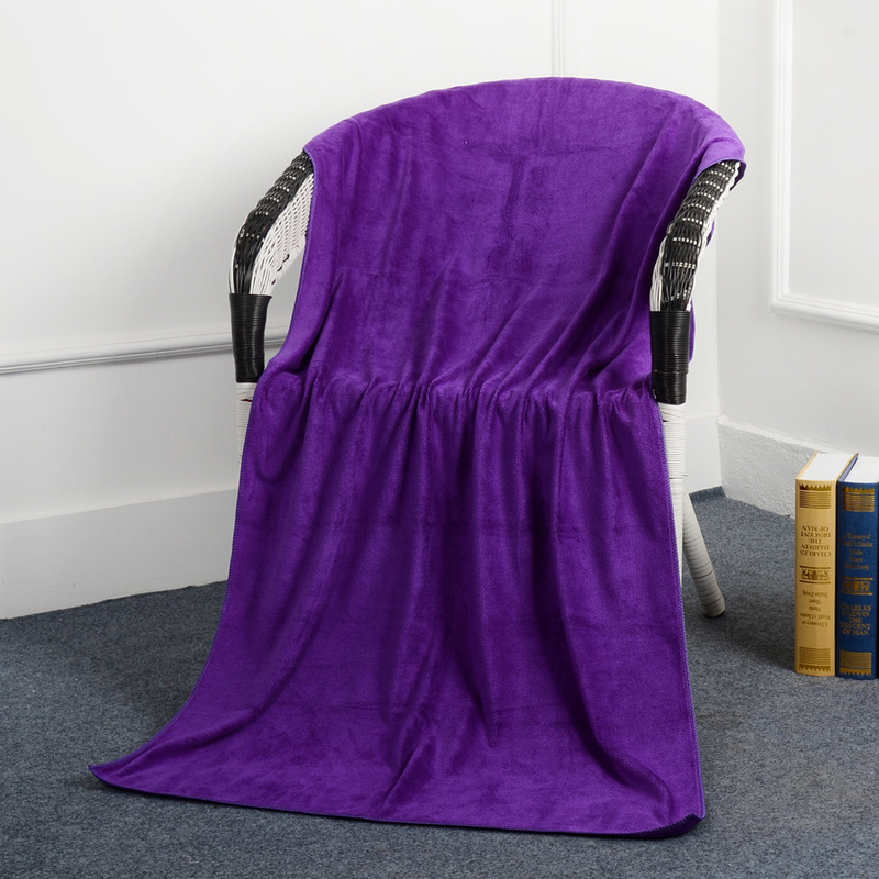 Factory wholesale large thick fine fiber bath towel massage shop foot bath shop bed large towel beauty salon bath towel